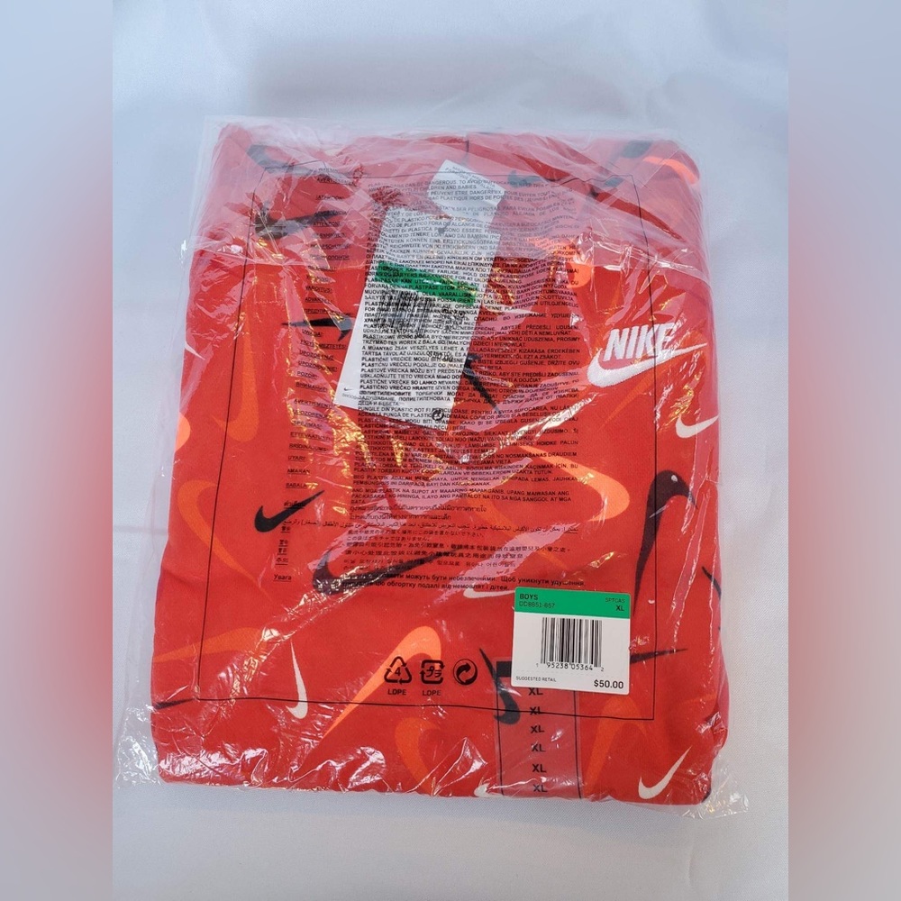 Nike red hoody